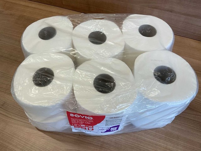 Sovio soft jumbo toiletpapier 12 rol - afbeelding 3 van  4
