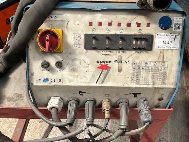 Soyer bkm-10 stiftlasmachine - afbeelding 5 van  6