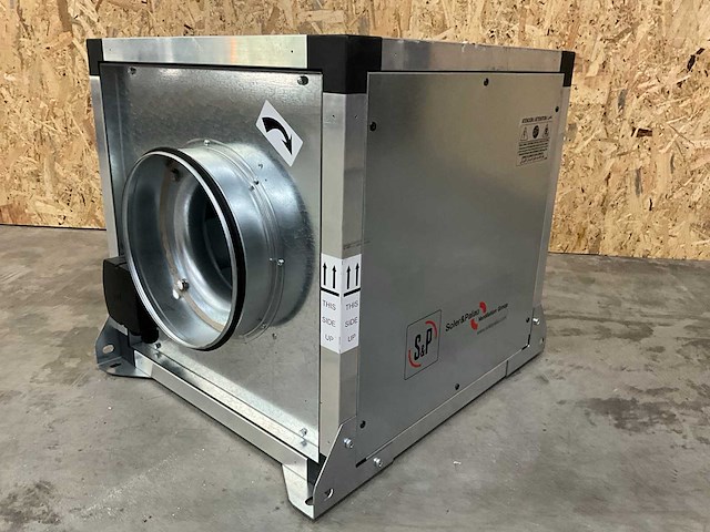 S&p gelijkstroom boxventilator cvab-250 eco-watt - afbeelding 1 van  10