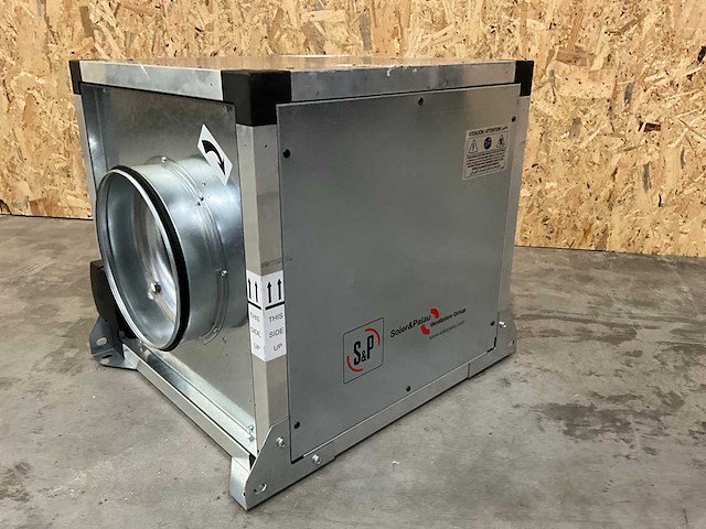 S&p gelijkstroom boxventilator cvab-250 eco-watt - afbeelding 3 van  10