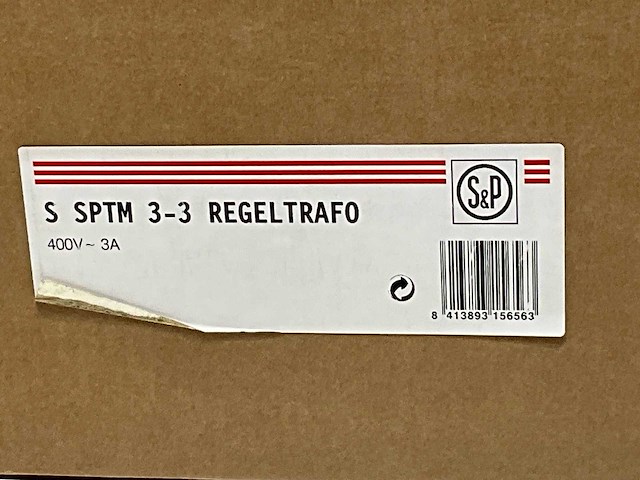 S&p sptm 3-3 transformator 0/5-standen ip54 3-fasen - afbeelding 4 van  4