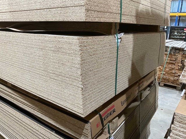 Spaanplaat kleur leem 2100x1645x16mm (24x) - afbeelding 1 van  5