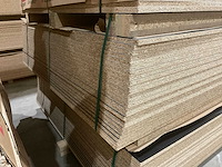 Spaanplaat kleur zwart-wit 2070x1645x16mm (24x) - afbeelding 3 van  6