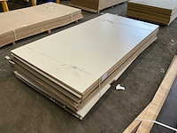 Spaanplaten wit gegrond 8x1220x2440 mm (28x) - afbeelding 1 van  7