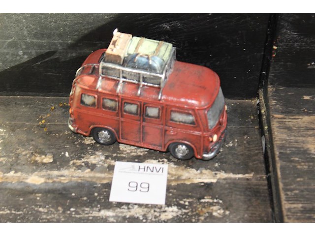 Spaarpot in camper uitvoering. lengte 22 cm. - afbeelding 1 van  2