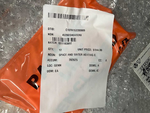 Space and water heating element (12x) - afbeelding 4 van  4