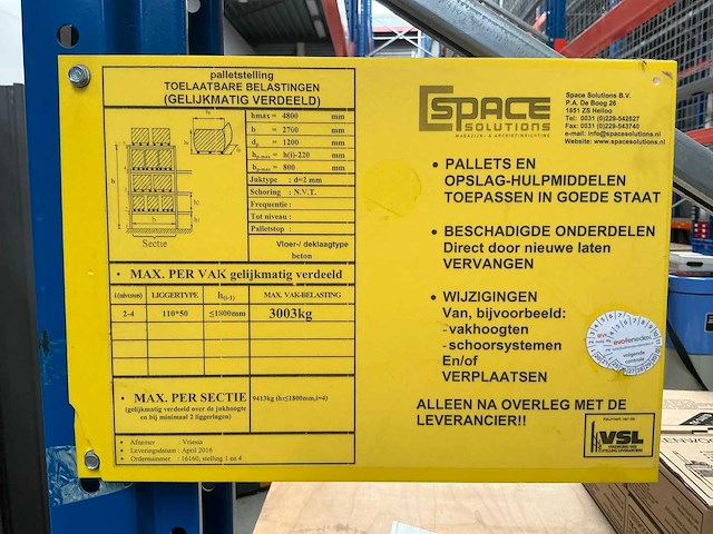 Space palletstelling - afbeelding 4 van  13