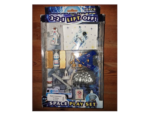 Space play set 10-delig vanaf 3 jaar - afbeelding 2 van  3