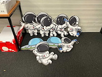 Spacemen wanddecoratie - afbeelding 1 van  3