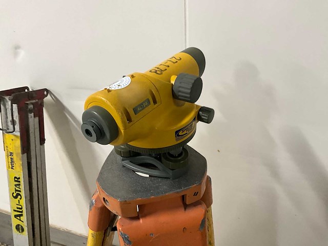 Spactra al124 waterpasinstrument / kijker met meetlat - afbeelding 3 van  12