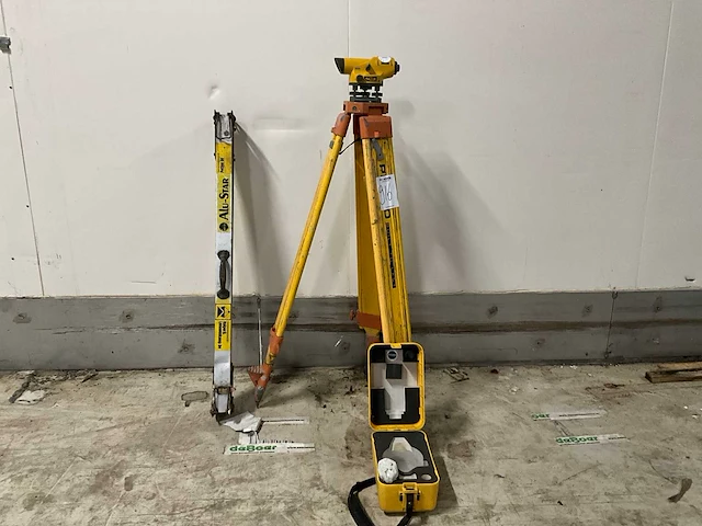 Spactra al124 waterpasinstrument / kijker met meetlat - afbeelding 1 van  14