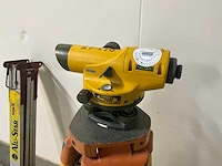 Spactra al124 waterpasinstrument / kijker met meetlat - afbeelding 9 van  14