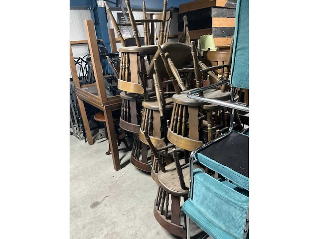 Spahn caféstoelen (17x) - afbeelding 1 van  1