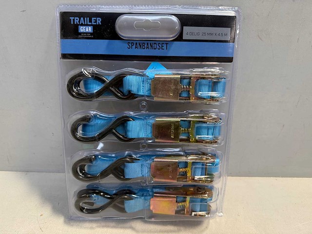 Spanbandset pro 4-delig - trailergear - afbeelding 1 van  2