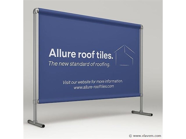 Spandoekframe/ banner 190 cm x 160cm 1 stuk - afbeelding 3 van  3