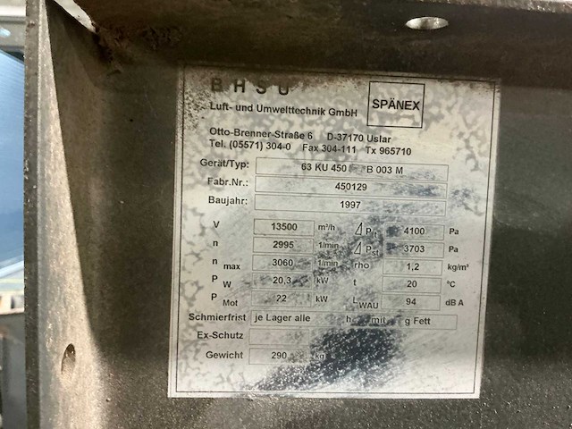 Spänex - 1997 - ventilator - afbeelding 7 van  7