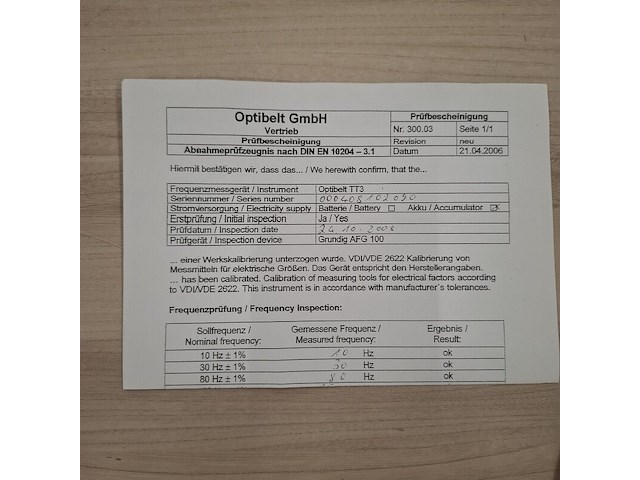 Spanningsmeter voor multiriem/distributieriem, optibelt, tt 3 - afbeelding 6 van  7