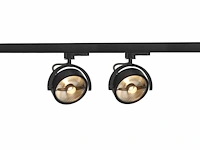 Spanningsrail 600 cm inclusief 12 railarmaturen es111 zwart