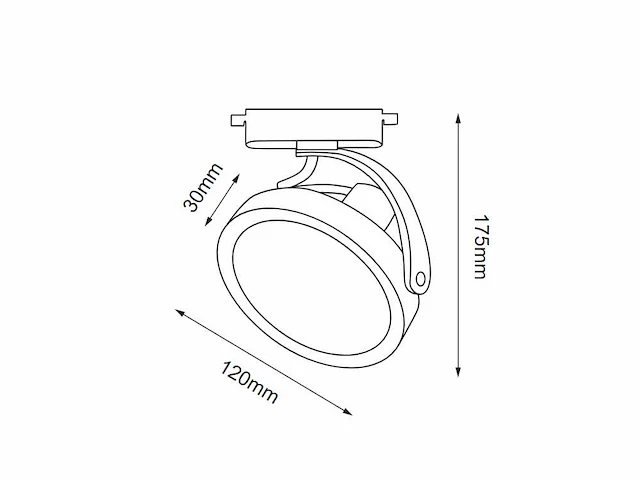 Spanningsrail 600 cm inclusief 12 railarmaturen es111 zwart - afbeelding 8 van  9