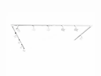 Spanningsrail 800 cm inclusief 24 railspots mr4 wit