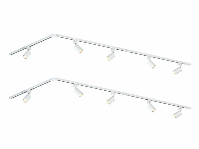 Spanningsrail 800 cm inclusief 24 railspots mr4 wit - afbeelding 3 van  9