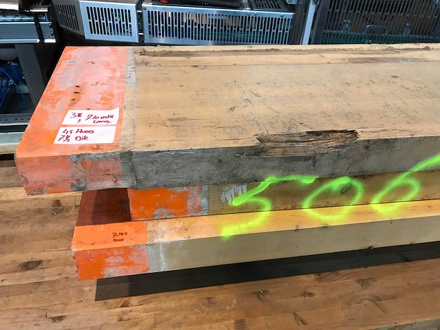 Spanten 7x45 cm 7 meter lang (3x) - afbeelding 1 van  2