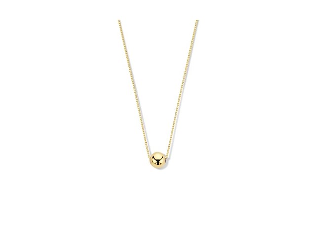 Sparkle14 ketting bol 0 5 mm 40 + 1,5 cm goud - afbeelding 1 van  2