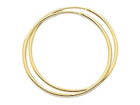 Sparkle14 ronde buis dames oorringen 44 mm - afbeelding 1 van  1