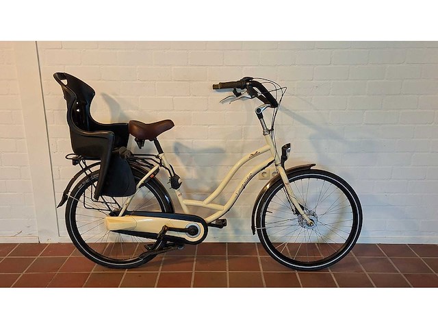 Sparta amazone classic damesfiets creme - afbeelding 4 van  6
