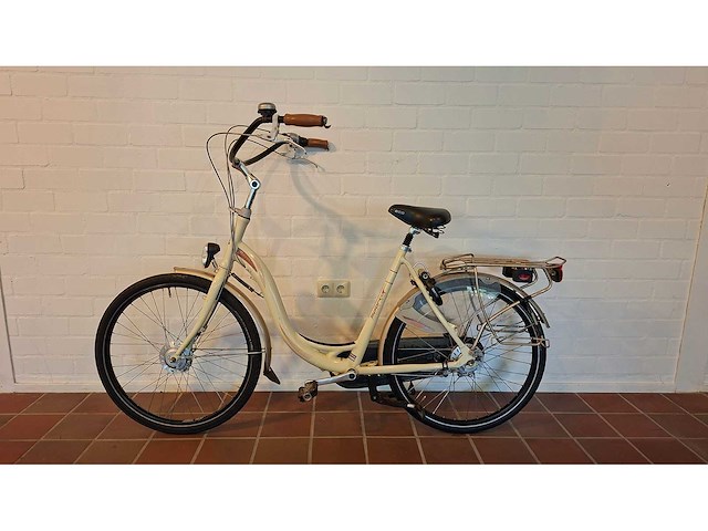 Sparta amazone trendy damesfiets creme - afbeelding 1 van  6