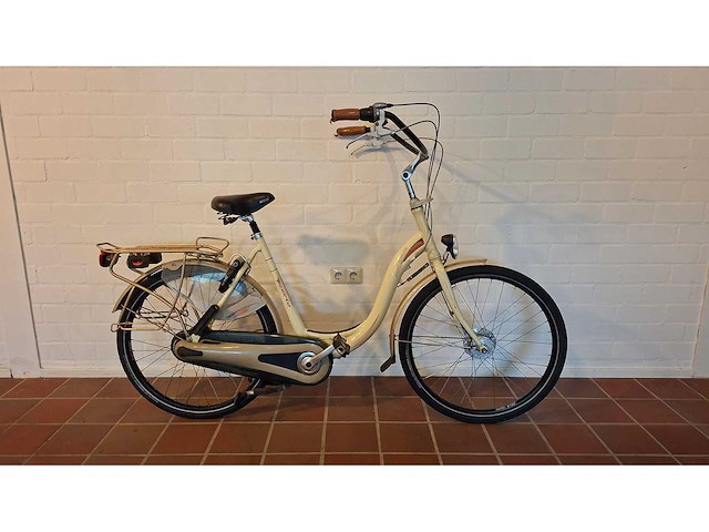Sparta amazone trendy damesfiets creme - afbeelding 4 van  6