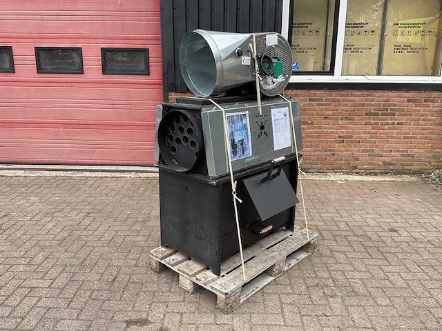 Spartan shs-50w houtkachel voor werkplaats - afbeelding 10 van  11