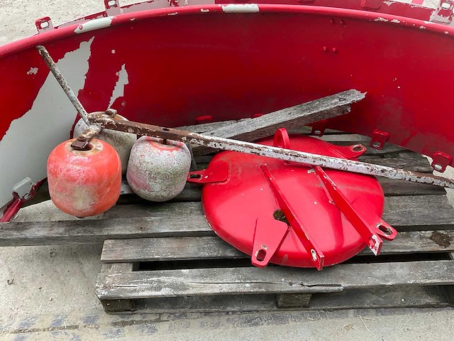 Spatbord (2 x), rotor deksel, vlotter - afbeelding 5 van  5