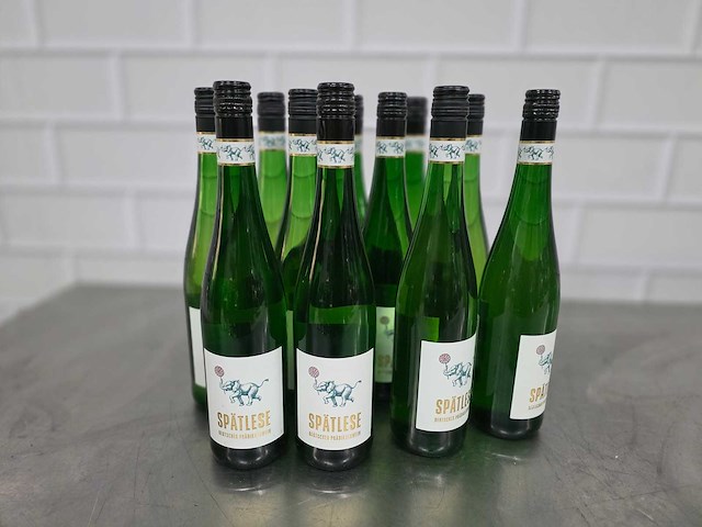 Spätlese witte wijn fles (14x) - afbeelding 2 van  4