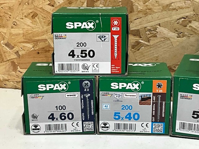 Spax partij schroeven (1100x) - afbeelding 2 van  5