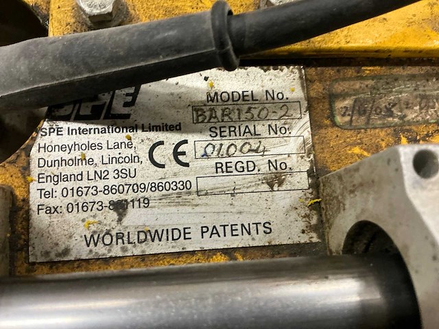 Spe bar150-2 betonslijpmachine - afbeelding 9 van  9