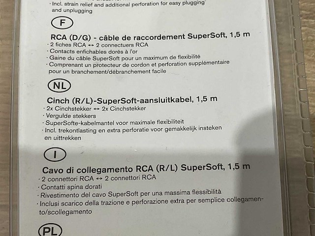 Speaka professional - cinch - aansluit kabels (10x) - afbeelding 6 van  6