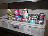 Speciaal bieren blik in krat. ruim 35 stuks. - afbeelding 1 van  2