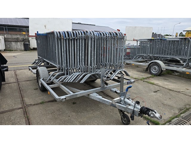 Speciaalbouw dranghek aanhanger, metaveld, c3 met 30x dranghek - afbeelding 1 van  13