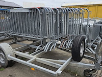 Speciaalbouw dranghek aanhanger, metaveld, c3 met 30x dranghek
