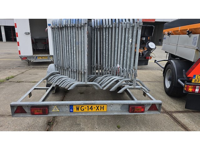 Speciaalbouw dranghek aanhanger, metaveld, c3 met 30x dranghek - afbeelding 2 van  7