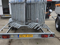 Speciaalbouw dranghek aanhanger, metaveld, c3 met 30x dranghek - afbeelding 2 van  7