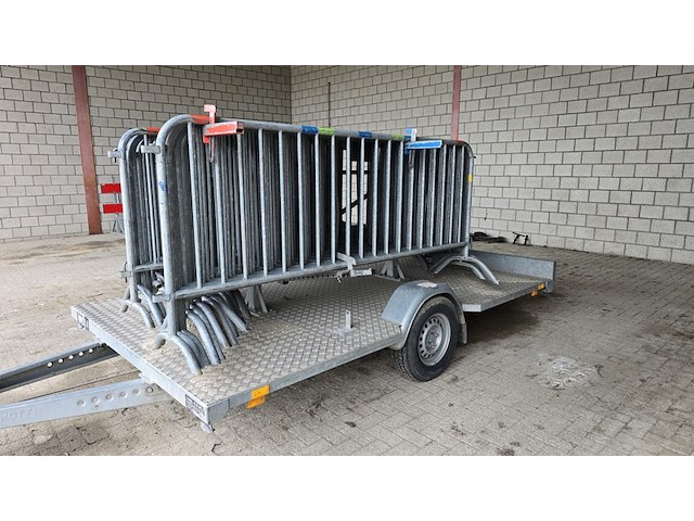 Speciaalbouw dranghek aanhanger, raaij, vr-eg-13 met 30x dranghek, 2015 - afbeelding 2 van  7