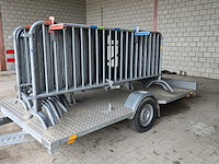 Speciaalbouw dranghek aanhanger, raaij, vr-eg-13 met 30x dranghek, 2015 - afbeelding 2 van  7
