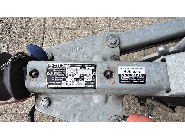 Speciaalbouw dranghek aanhanger, raaij, vr-eg-13 met 30x dranghek, 2015 - afbeelding 3 van  7