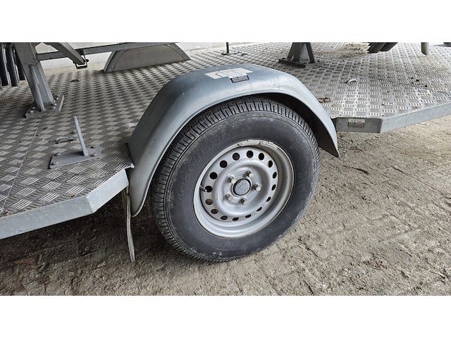 Speciaalbouw dranghek aanhanger, raaij, vr-eg-13 met 30x dranghek, 2015 - afbeelding 5 van  7