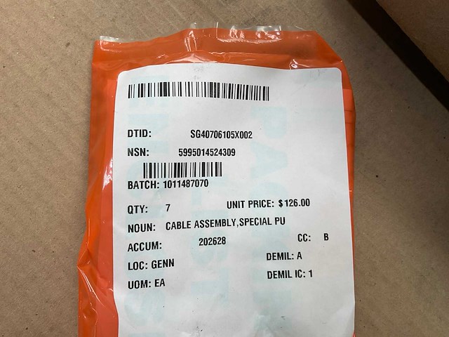 Special cable assembly (7x) - afbeelding 4 van  4