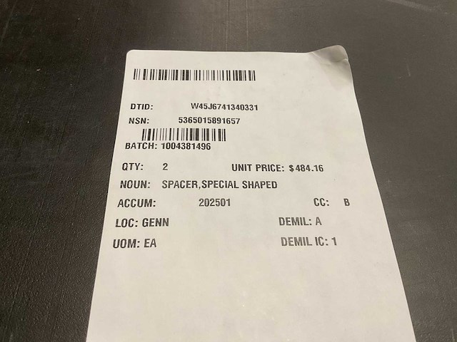 Special shaped spacer - afbeelding 4 van  5