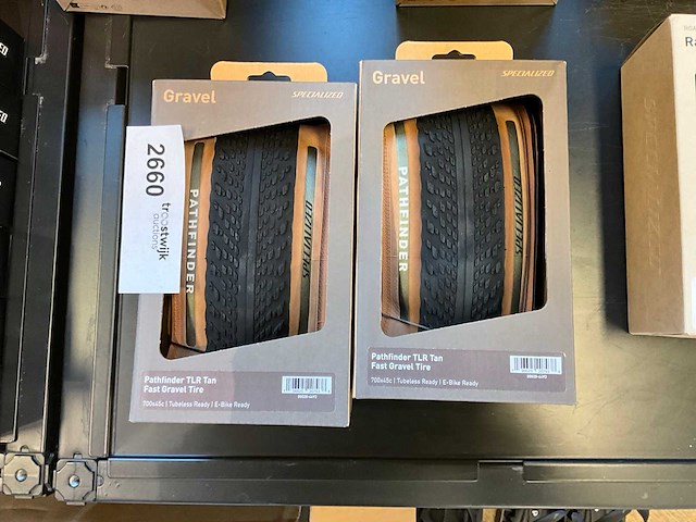 Specialized gravel pathfinder tlr tan fietsband - 700x45c (2x) - afbeelding 3 van  3