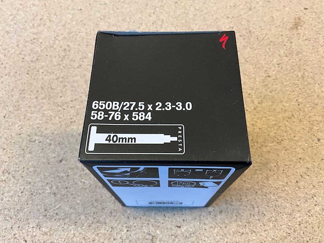 Specialized presta 650b/27.5x2.3-3.0 ventiel 40mm binnenband (6x) - afbeelding 2 van  3